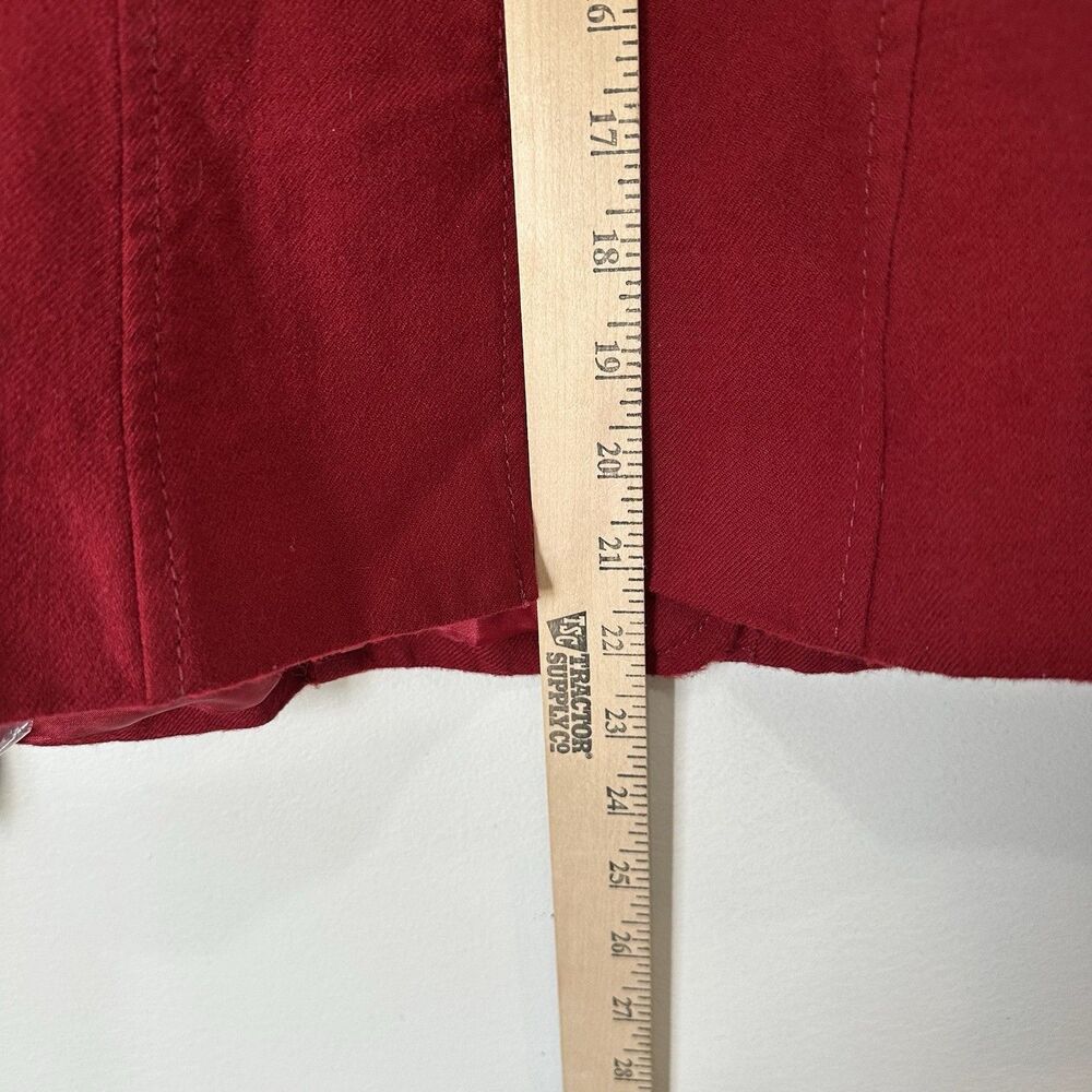 VTG Pendleton Women’s Red 100% Virgin Wool Blazer Jacket Size 8 Preppy Classic - Picture 10 of 12